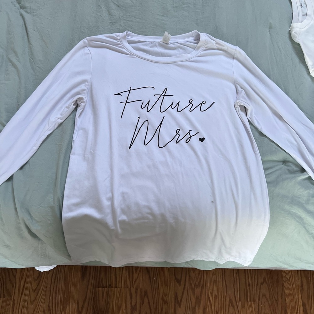 Future Mrs long sleeve shirt